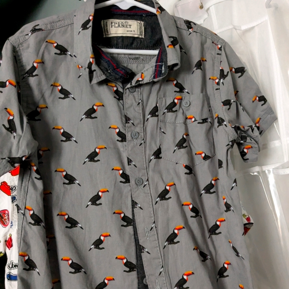Little boy button up shirts